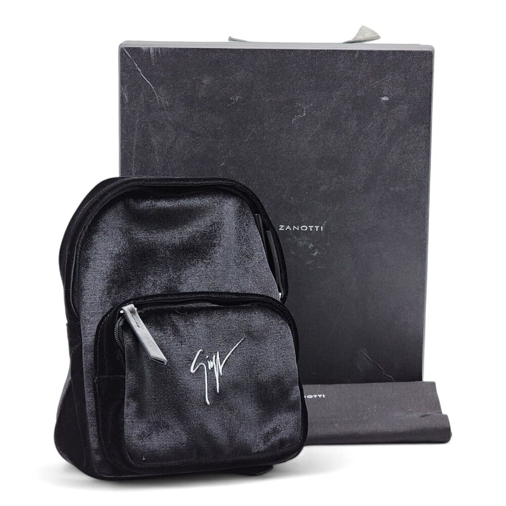 Giuseppe Zanotti Kilo XS Mini Backpack - Velvet - Black - $950